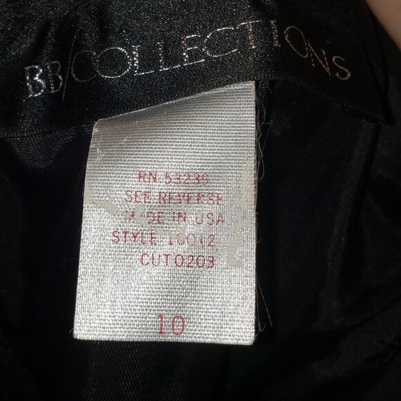 BB Collections Black Strapless Formal Dress - 10 - Picture 5 of 6